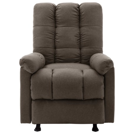 vidaXL Massagesessel Braun Stoff