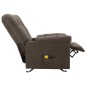 vidaXL Massagesessel Braun Stoff vidaXL Massagesessel Braun Stoff