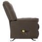 vidaXL Massagesessel Braun Stoff vidaXL Massagesessel Braun Stoff