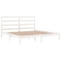 vidaXL Massivholzbett Weiß 180x200 cm vidaXL Massivholzbett Weiß 180x200 cm