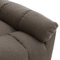 vidaXL Massagesessel Braun Stoff vidaXL Massagesessel Braun Stoff