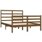 vidaXL Massivholzbett Honigbraun Kiefer 120x190 cm vidaXL Massivholzbett Honigbraun Kiefer 120x190 cm