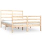 vidaXL Massivholzbett Kiefer 120x190 cm vidaXL Massivholzbett Kiefer 120x190 cm