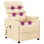 Massagesessel Creme Stoff Massagesessel Creme Stoff