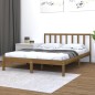 vidaXL Massivholzbett Honigbraun Kiefer 160x200 cm vidaXL Massivholzbett Honigbraun Kiefer 160x200 cm
