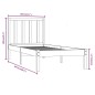 vidaXL Massivholzbett Kiefer 100x200 cm vidaXL Massivholzbett Kiefer 100x200 cm