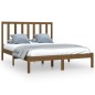 vidaXL Massivholzbett Honigbraun Kiefer 140x190 cm vidaXL Massivholzbett Honigbraun Kiefer 140x190 cm