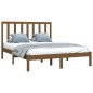 vidaXL Massivholzbett Honigbraun Kiefer 140x190 cm vidaXL Massivholzbett Honigbraun Kiefer 140x190 cm