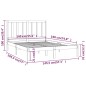 vidaXL Massivholzbett Honigbraun Kiefer 140x190 cm vidaXL Massivholzbett Honigbraun Kiefer 140x190 cm