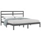 vidaXL Massivholzbett Grau 180x200 cm vidaXL Massivholzbett Grau 180x200 cm