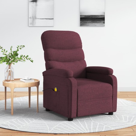 Massagesessel Lila Stoff