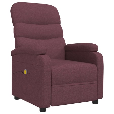 Massagesessel Lila Stoff