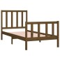 vidaXL Massivholzbett Honigbraun 90x190 cm vidaXL Massivholzbett Honigbraun 90x190 cm