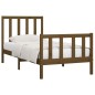 vidaXL Massivholzbett Honigbraun 75x190 cm vidaXL Massivholzbett Honigbraun 75x190 cm