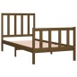 vidaXL Massivholzbett Honigbraun 75x190 cm vidaXL Massivholzbett Honigbraun 75x190 cm