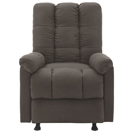 Massagesessel Taupe Stoff