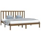 vidaXL Massivholzbett Honigbraun Kiefer 200x200 cm vidaXL Massivholzbett Honigbraun Kiefer 200x200 cm