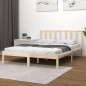 vidaXL Massivholzbett Kiefer 140x190 cm vidaXL Massivholzbett Kiefer 140x190 cm