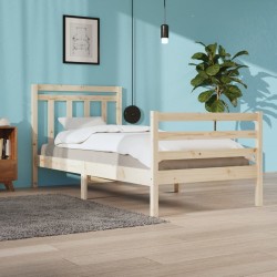 vidaXL Massivholzbett 100x200 cm