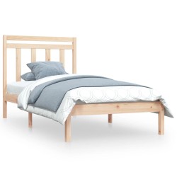 vidaXL Massivholzbett 90x200 cm