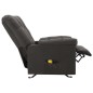 Massagesessel Dunkelgrau Stoff