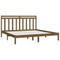 vidaXL Massivholzbett Honigbraun 200x200 cm vidaXL Massivholzbett Honigbraun 200x200 cm