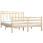 vidaXL Massivholzbett 120x190 cm vidaXL Massivholzbett 120x190 cm