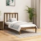vidaXL Massivholzbett Honigbraun 75x190 cm vidaXL Massivholzbett Honigbraun 75x190 cm