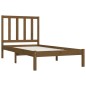 vidaXL Massivholzbett Honigbraun 75x190 cm vidaXL Massivholzbett Honigbraun 75x190 cm