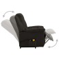 Massagesessel mit Aufstehhilfe Dunkelbraun Stoff Massagesessel mit Aufstehhilfe Dunkelbraun Stoff