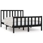 vidaXL Massivholzbett Schwarz 120x190 cm vidaXL Massivholzbett Schwarz 120x190 cm