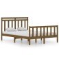 vidaXL Massivholzbett Honigbraun 120x190 cm vidaXL Massivholzbett Honigbraun 120x190 cm