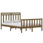 vidaXL Massivholzbett Honigbraun 120x190 cm vidaXL Massivholzbett Honigbraun 120x190 cm