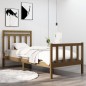 vidaXL Massivholzbett Honigbraun 90x190 cm vidaXL Massivholzbett Honigbraun 90x190 cm
