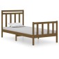 vidaXL Massivholzbett Honigbraun 90x190 cm vidaXL Massivholzbett Honigbraun 90x190 cm