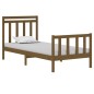 vidaXL Massivholzbett Honigbraun 90x190 cm vidaXL Massivholzbett Honigbraun 90x190 cm