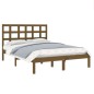 vidaXL Massivholzbett Honigbraun 120x190 cm vidaXL Massivholzbett Honigbraun 120x190 cm