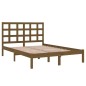 vidaXL Massivholzbett Honigbraun 120x190 cm vidaXL Massivholzbett Honigbraun 120x190 cm