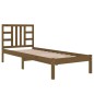 vidaXL Massivholzbett Honigbraun 75x190 cm vidaXL Massivholzbett Honigbraun 75x190 cm