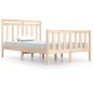 vidaXL Massivholzbett 120x190 cm vidaXL Massivholzbett 120x190 cm