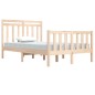 vidaXL Massivholzbett 120x190 cm vidaXL Massivholzbett 120x190 cm