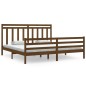 vidaXL Massivholzbett Honigbraun 200x200 cm vidaXL Massivholzbett Honigbraun 200x200 cm
