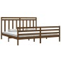 vidaXL Massivholzbett Honigbraun 200x200 cm vidaXL Massivholzbett Honigbraun 200x200 cm