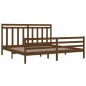 vidaXL Massivholzbett Honigbraun 200x200 cm vidaXL Massivholzbett Honigbraun 200x200 cm