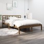 vidaXL Massivholzbett Honigbraun 140x190 cm vidaXL Massivholzbett Honigbraun 140x190 cm