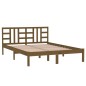 vidaXL Massivholzbett Honigbraun 140x190 cm vidaXL Massivholzbett Honigbraun 140x190 cm