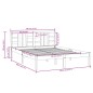 vidaXL Massivholzbett Honigbraun 140x190 cm vidaXL Massivholzbett Honigbraun 140x190 cm