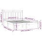 vidaXL Massivholzbett Honigbraun 120x190 cm vidaXL Massivholzbett Honigbraun 120x190 cm