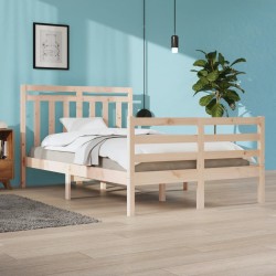vidaXL Massivholzbett 120x200 cm