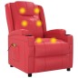Massagesessel Rot Kunstleder Massagesessel Rot Kunstleder